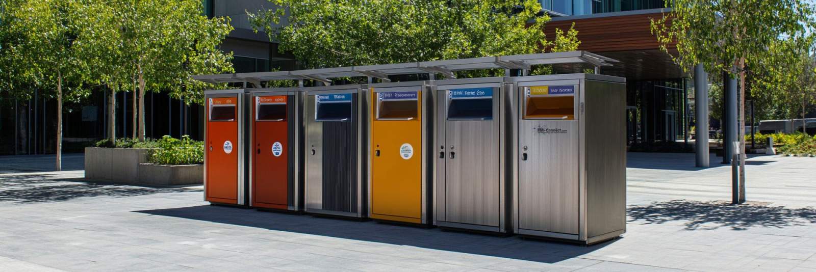 Anordnung und Positionierung der Entsorgungsflächen und Betriebsausstattung sowie Planung des Stoffstroms